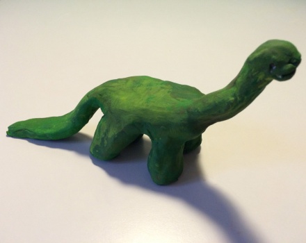 Brontosaurus grün